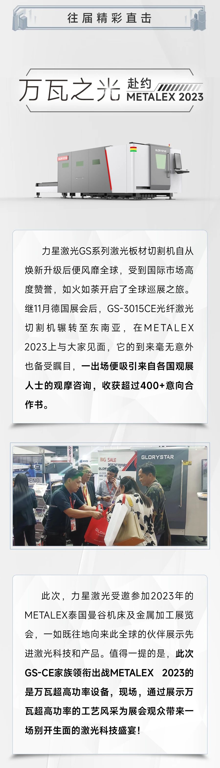 2023再出征！力星激光攜萬瓦設備亮相METALEX泰國曼谷機床及金屬加工展！