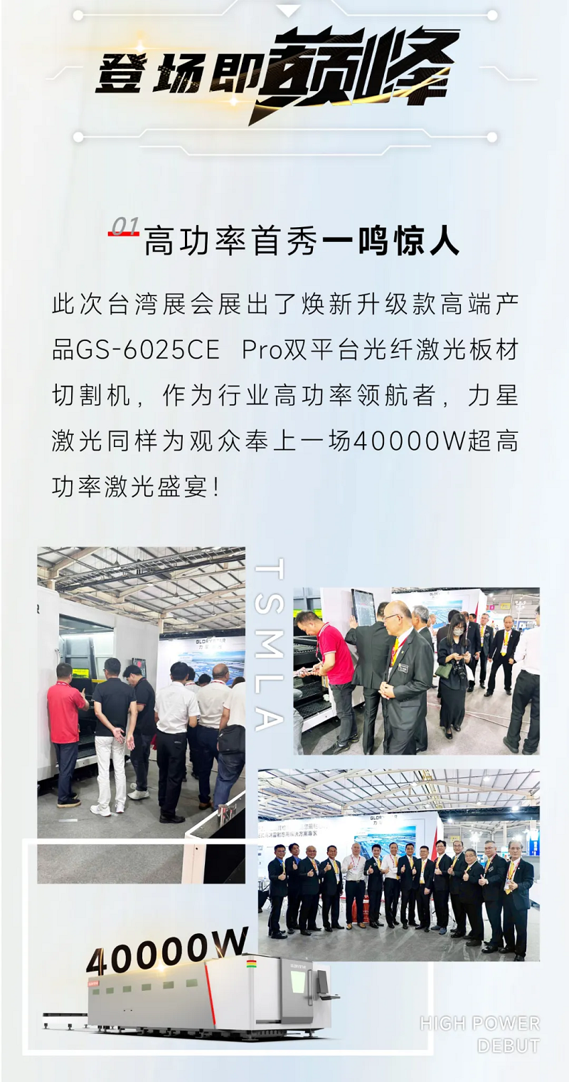 跨越海峽亮相臺灣展，力星激光高功率實力“搶鏡”！