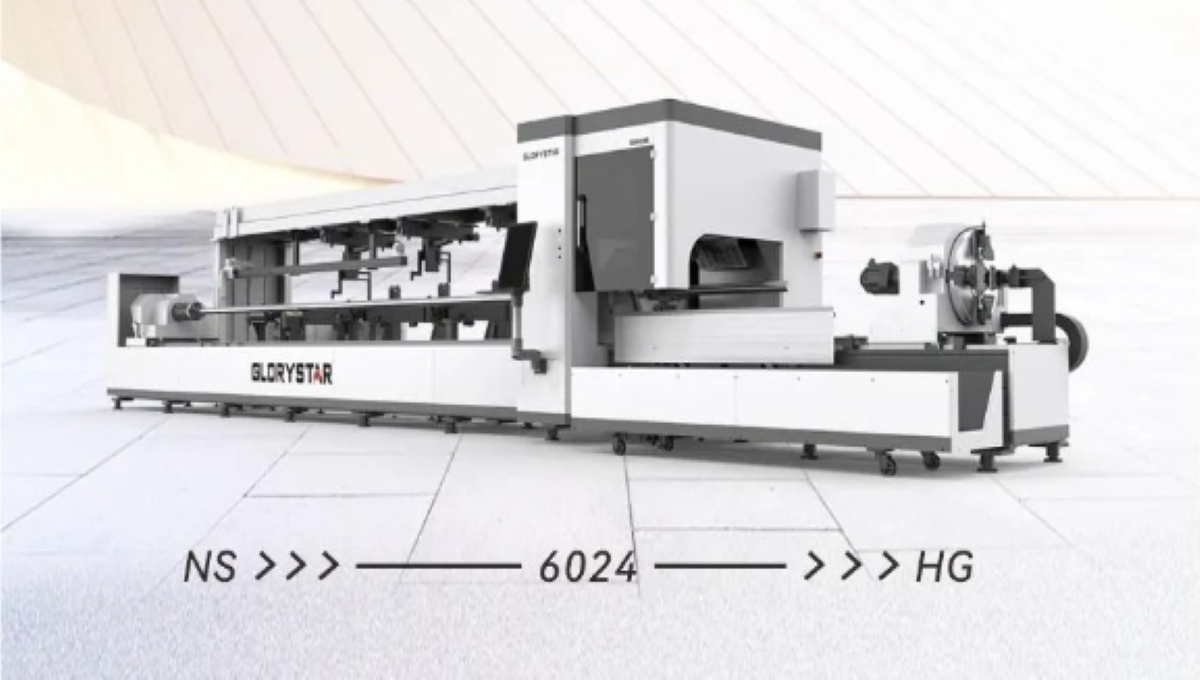 力星激光NS-6024HG三卡盤(pán)激光切管機(jī)比肩某快，風(fēng)靡全球！